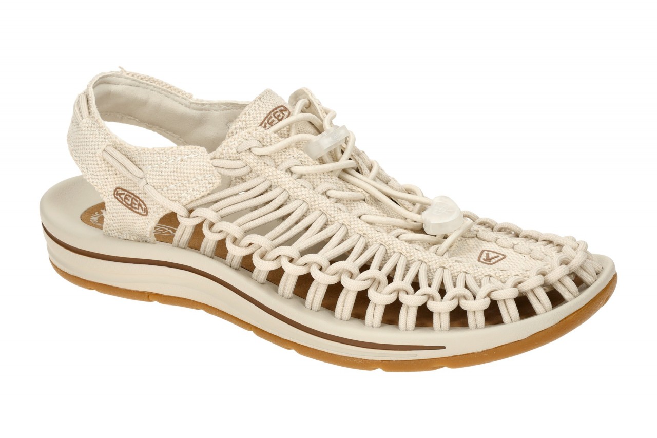 Keen 1026231 UNEEK CANVAS Damen Sandale beige natural canvas/birch flexibel &...