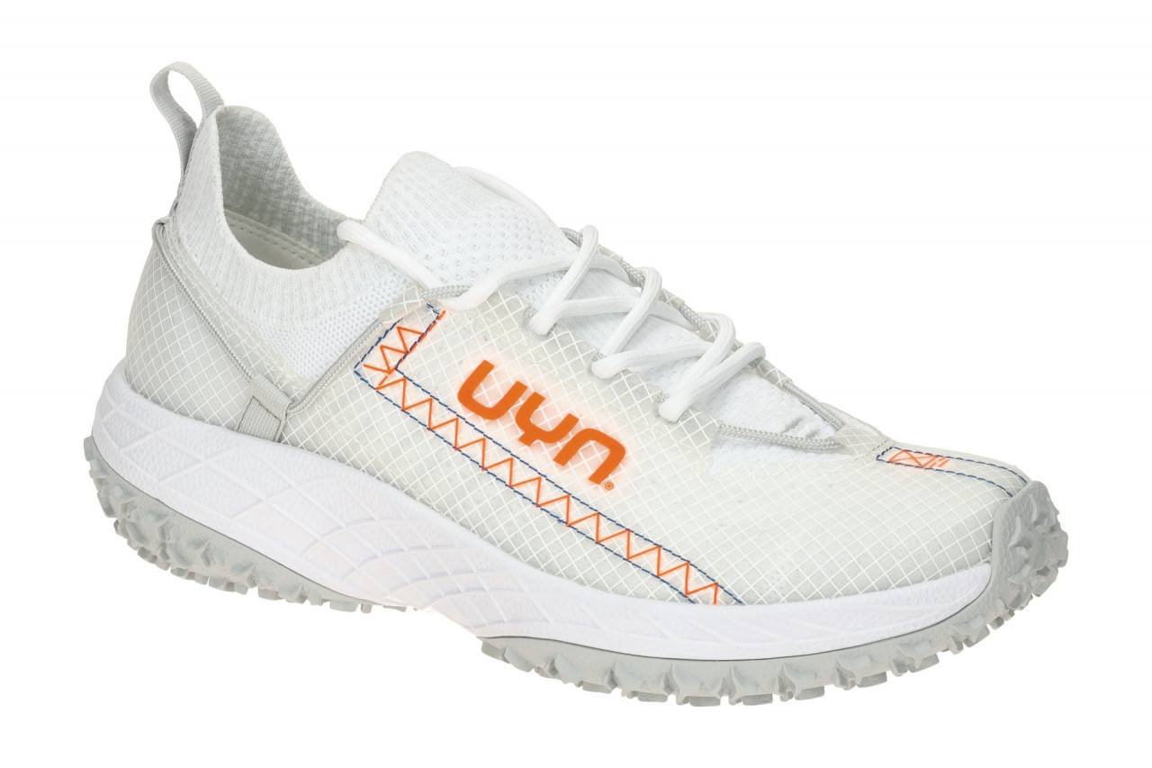 UYN Y100412 W000 New Re-Make Wei?e Herren Sneaker mit Powerrail-Schn?rsystem