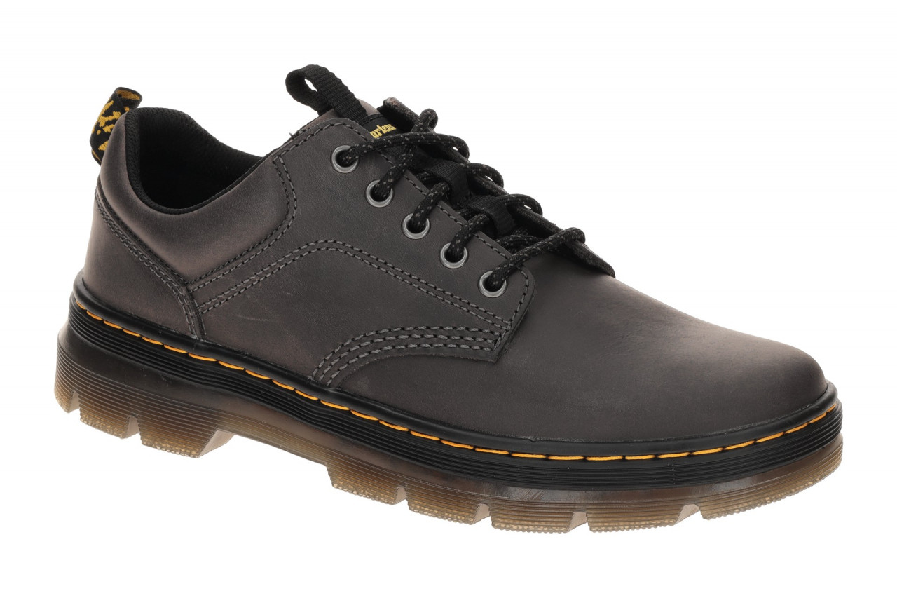 Dr. Martens REEDER LEATHER 40606020 dunkel-grau - sportliche Halbschuhe f?r H...