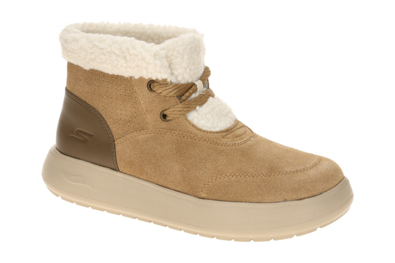 Skechers GO WALK HORIZON BOOT 144722 CSNT hell-braun - bequeme Stiefelette f?...