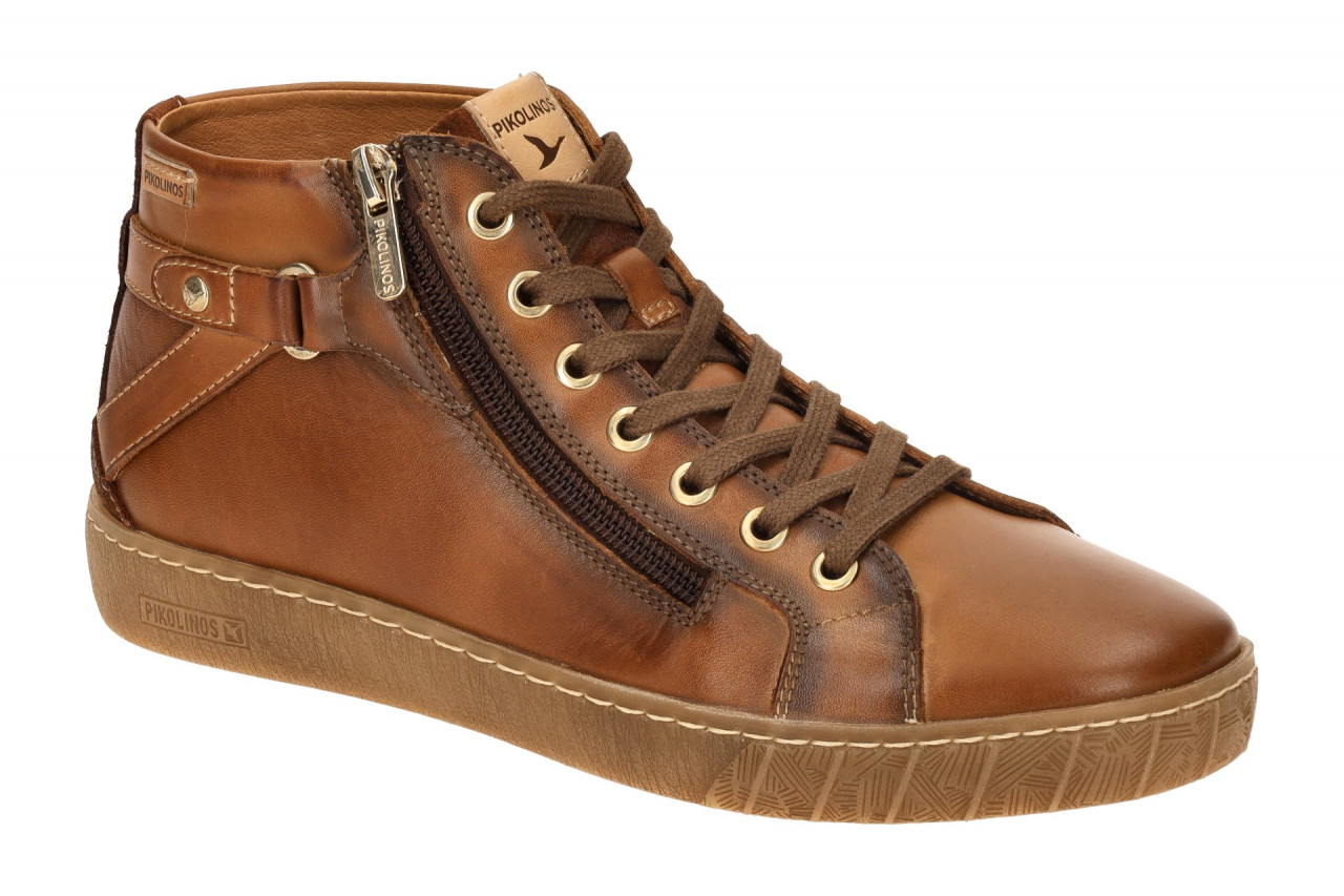 Pikolinos Damen Stiefeletten W7B-8868C1 brandy - LANZAROTE, bequeme Mid-Sneak...
