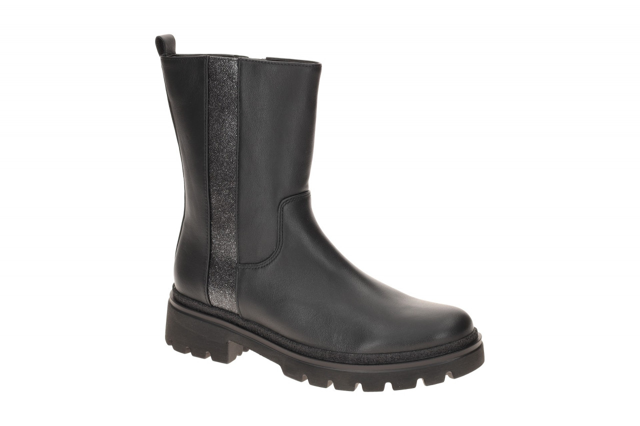 Gabor Damen Stiefeletten 72.743 in Schwarz/Anthrazit mit Glitzer - Elegante Z...