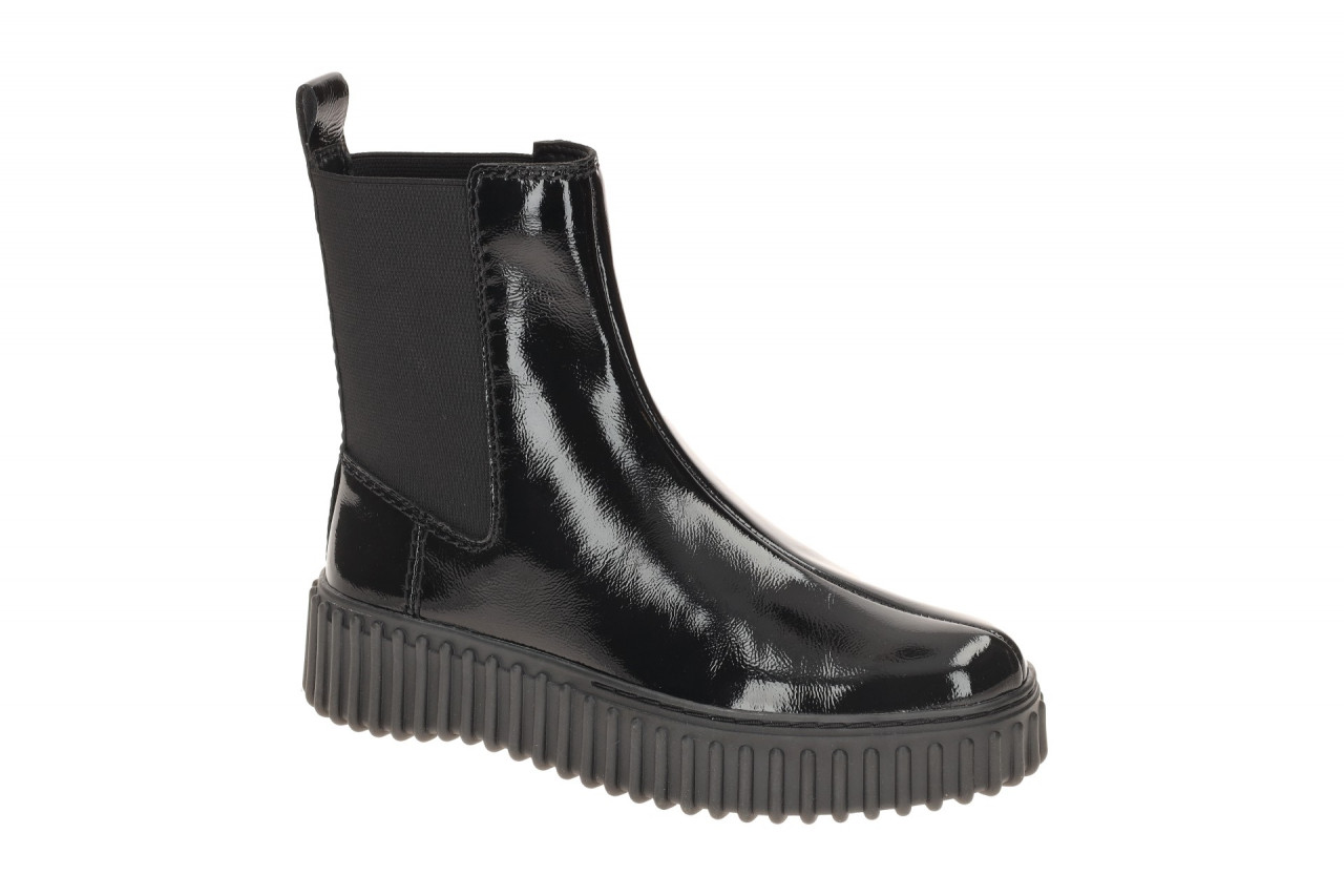 Clarks Damen Stiefeletten 26185509 4 TORHILL Maple Schwarz bequeme Chelsea Boots