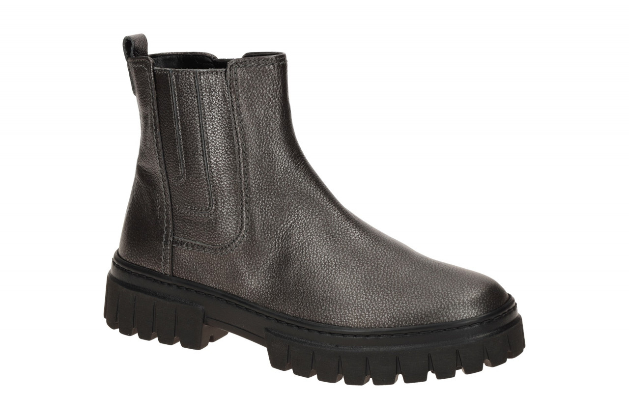 Gabor 52.521.63 Damen Stiefeletten York Grau Anthrazit Bequeme Schuhe