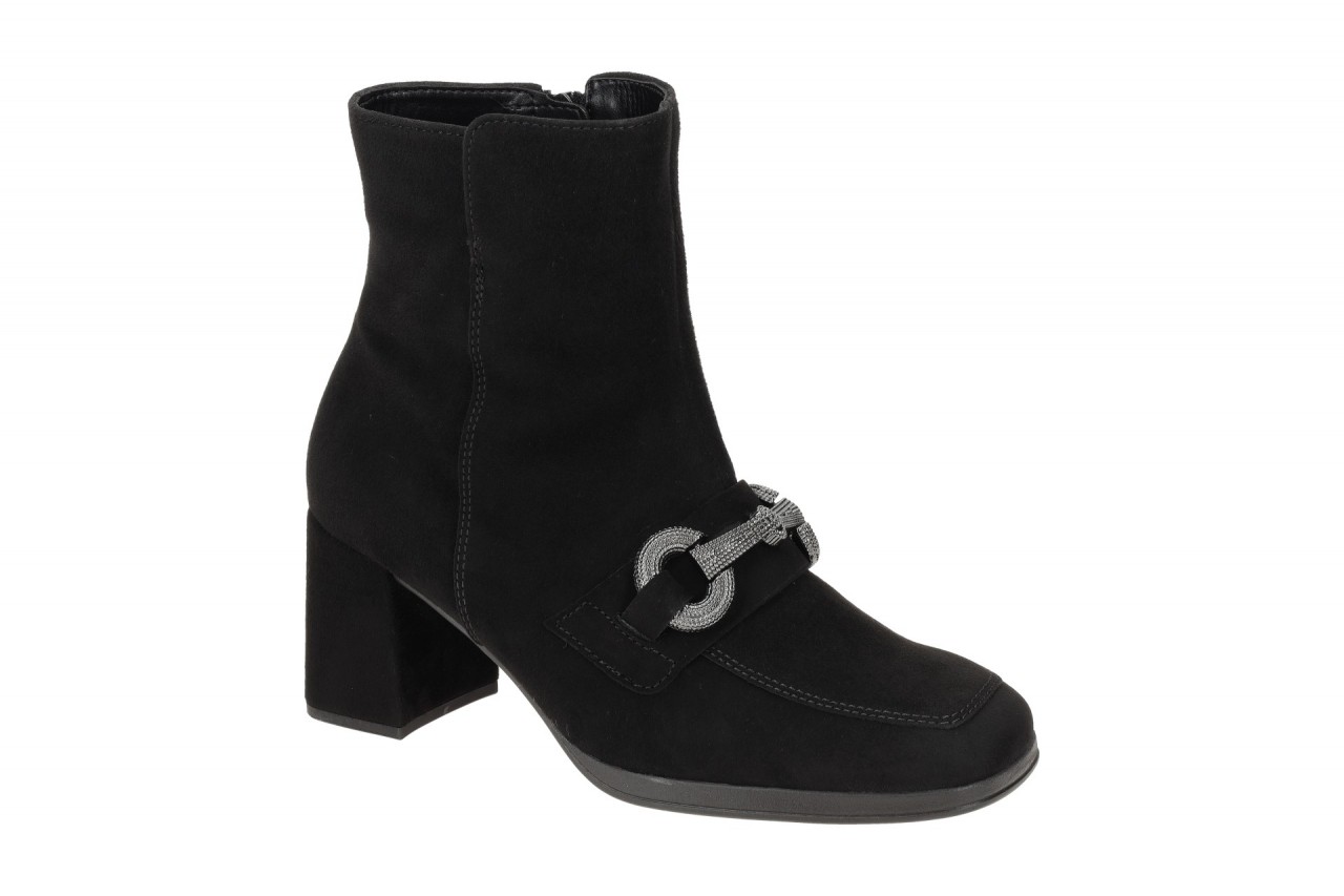 Gabor 35.693 Damen Stiefeletten Schwarz Elegant Blockabsatz