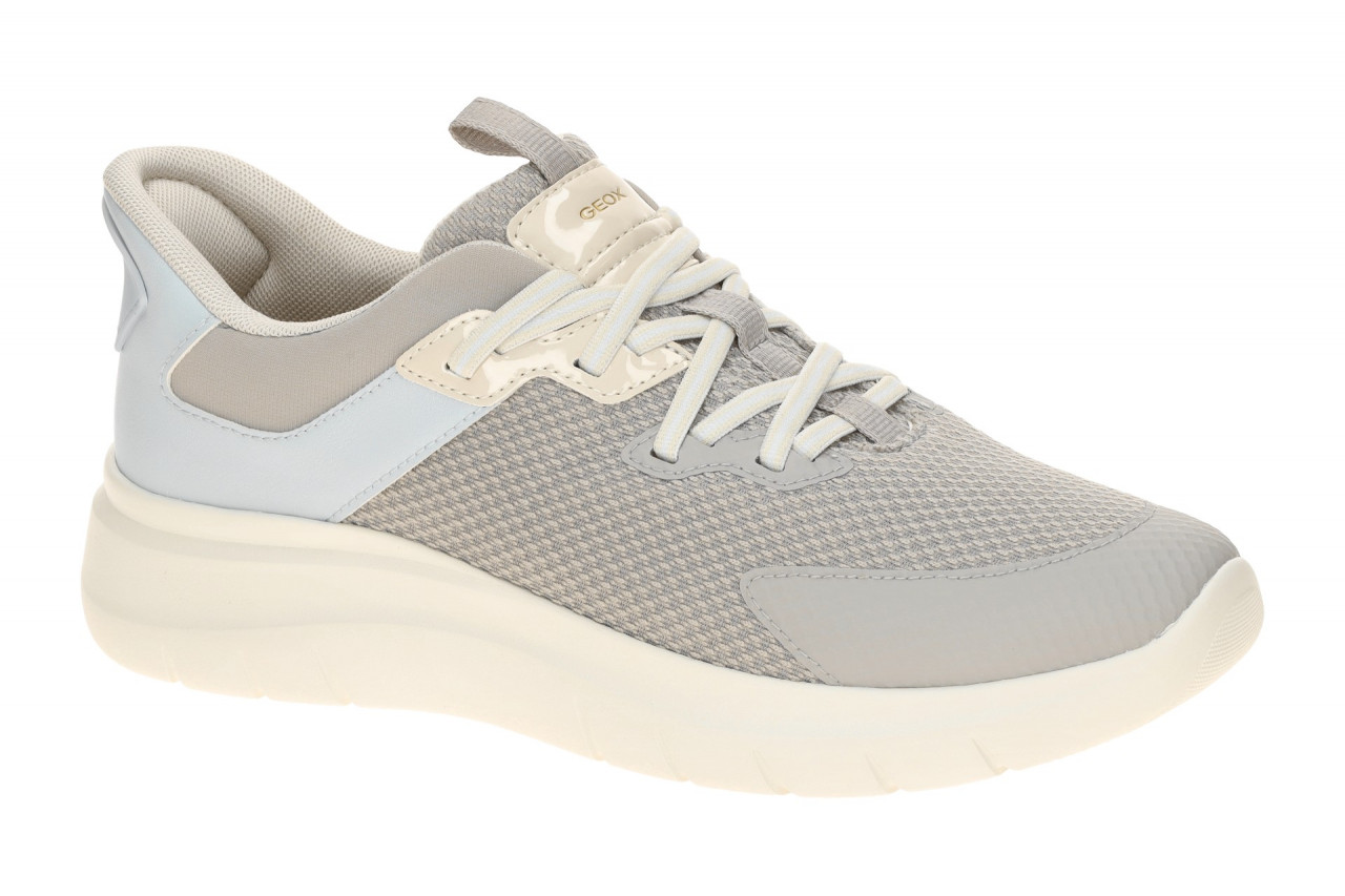 Geox PLUMMERY PLUS D670JB 01402C5Y0B grau - sportliche Slipper f?r Damen