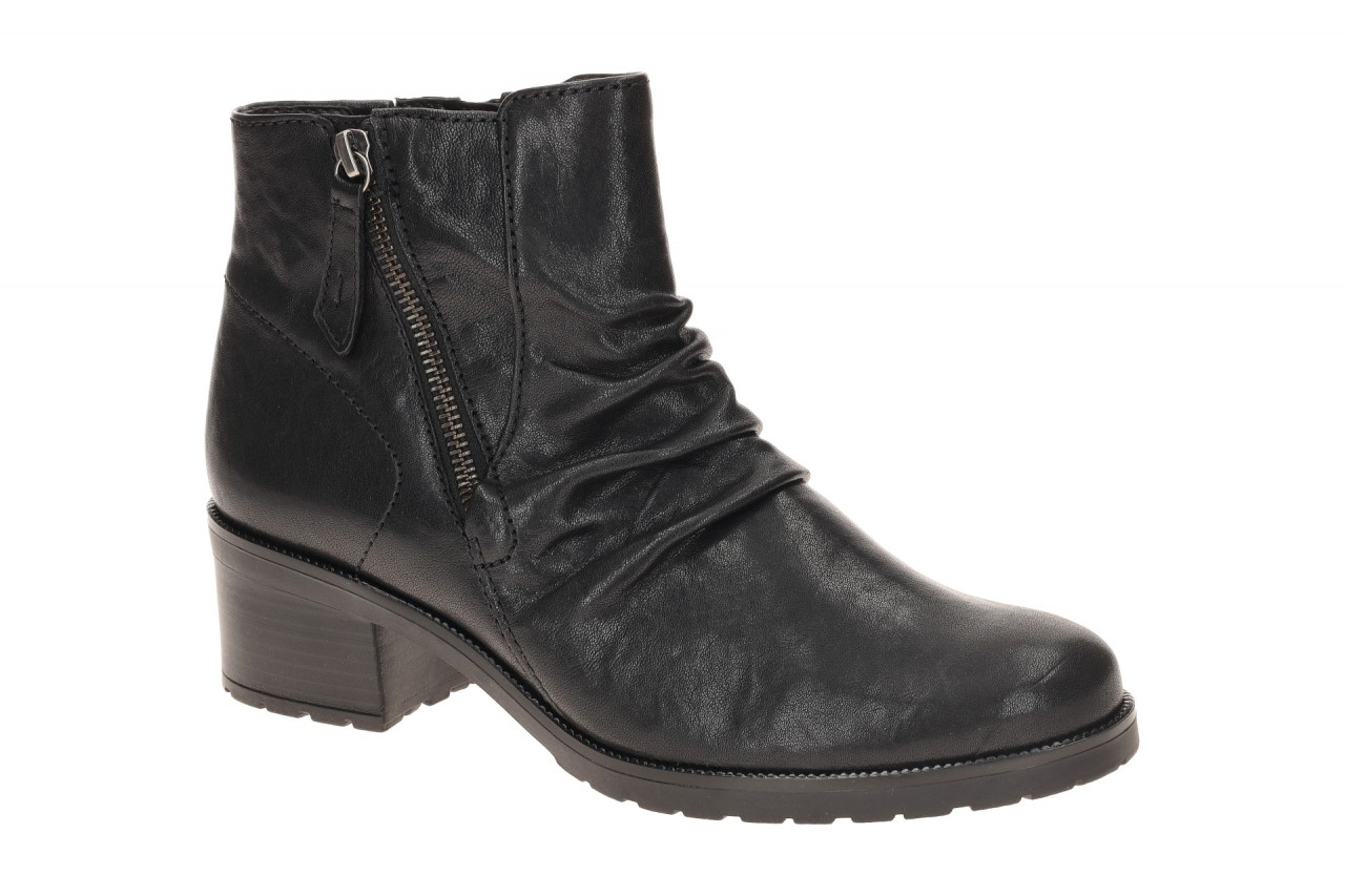 Gabor 72.811 Damen Stiefeletten Schwarz Echtleder Micro Textil Futter Blockab...