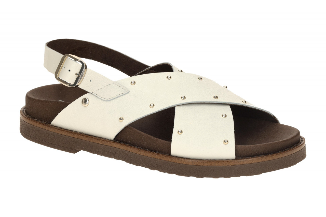 Pikolinos W7Z-0995 AITANA Damen Sandalette in Wei? - nata, Echtleder mit deko...