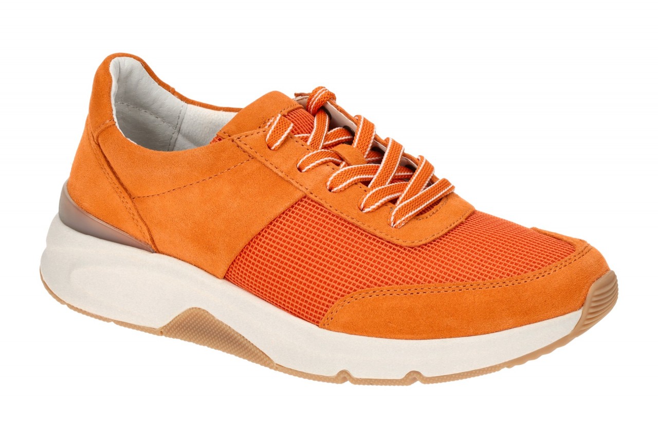 Gabor 66.897.31 ROLLINGSOFT Damenschuhe Orange Mandarine Sportliche Halbschuhe