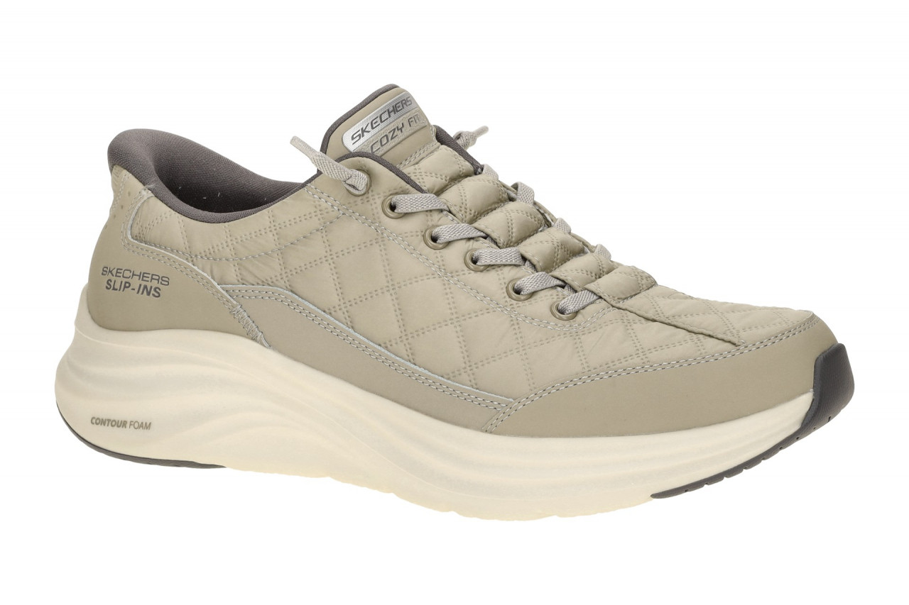 Skechers 232619 TNCC Herren Slipper Grau-Beige Vapor Foam Lightweight