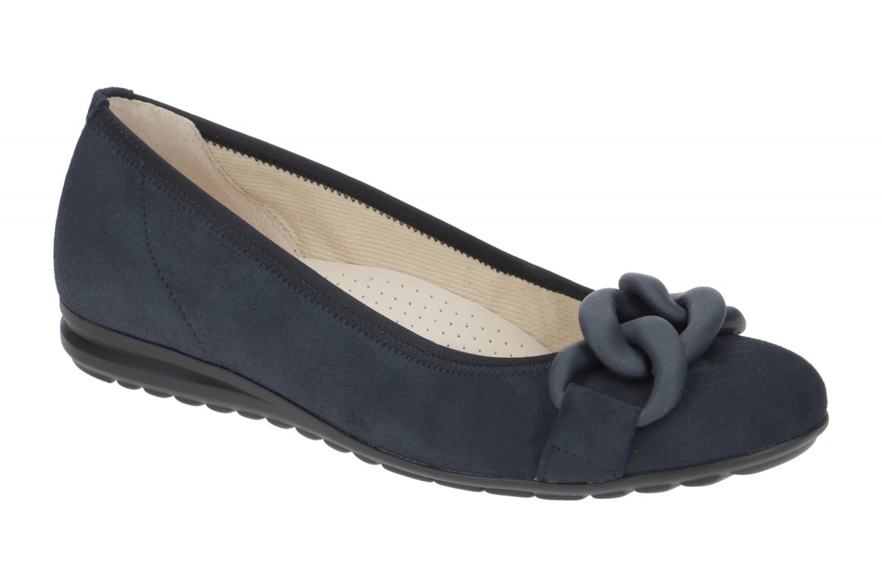 Gabor FLORENZ 42.625.36 dunkel-blau - Ballerina - Halbschuhe - Slipper f?r Damen