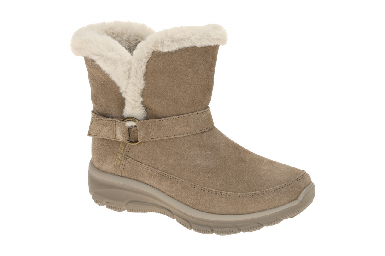 Skechers EASY GOING 168051 DKTP taupe - bequeme Stiefelette f?r Damen