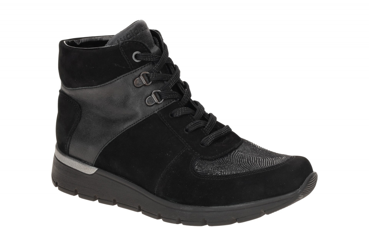Waldl?ufer Damen Stiefeletten 626K82 Schwarz Bequem Luftpolstersohle