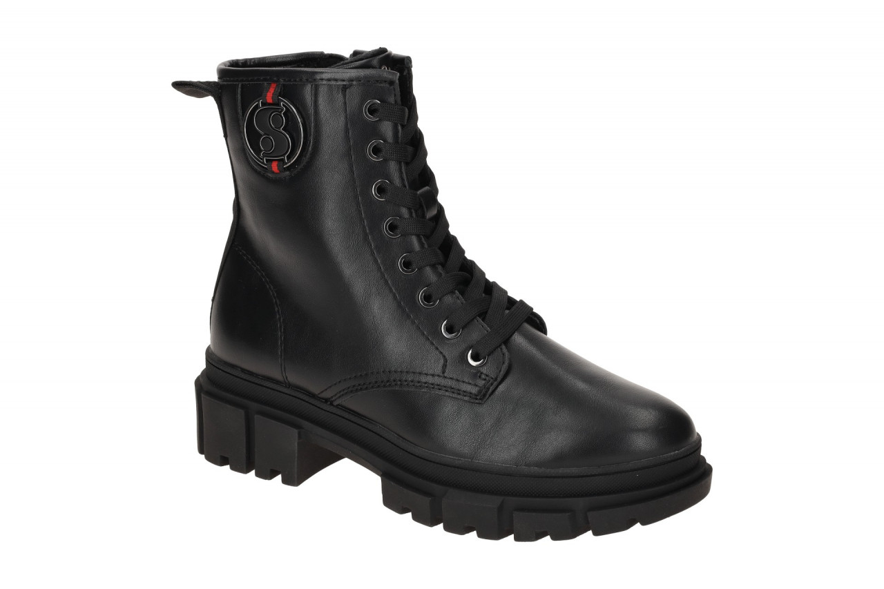 S. Oliver Damen Stiefeletten 5-25210-43 Black Chunky Boots Soft Foam