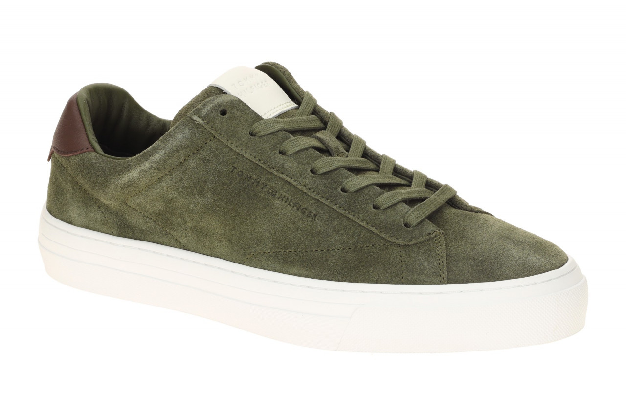 Tommy Hilfiger PREMIUM DRESS CUPSOLE SUEDE FM0573 RBN dunkel-gr?n - Sneakers ...