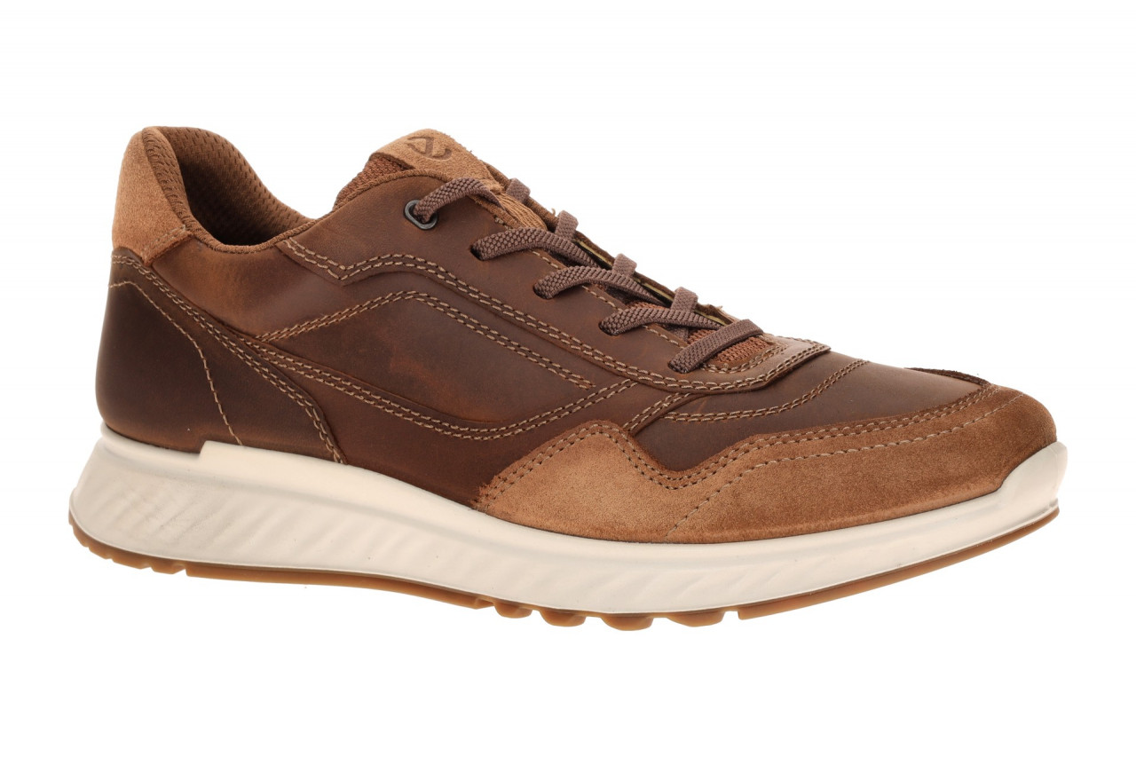 Ecco 83545451055 Exostride Walking Herrenschuhe Braun/Camelcamel Gummisohle
