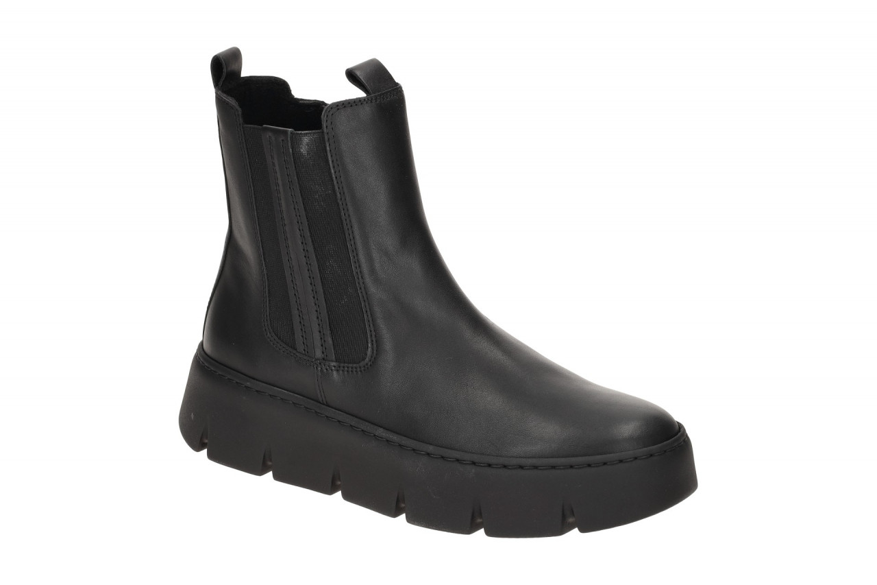 Gabor 73.743.27 Damen Stiefeletten schwarz - bequeme Plateau Boots