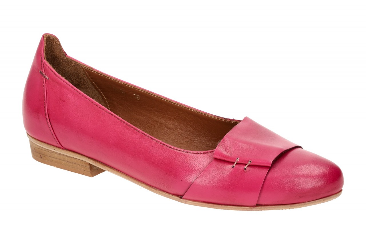 Everybody Leder Ballerina BORIA 23606F2399 Pink dalia - Echtleder, Holzschich...