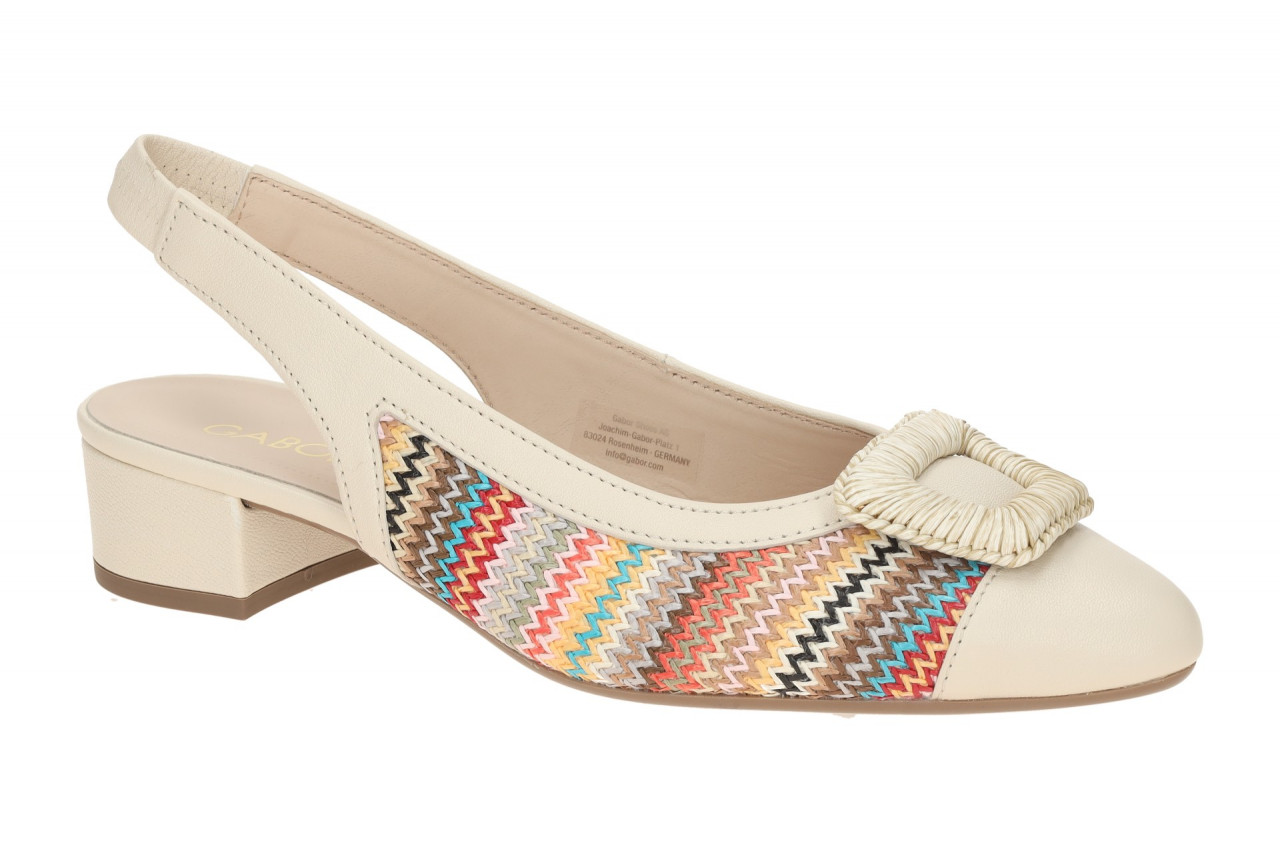 Gabor 81.526.40 offwhite - Sling Pumps f?r Damen