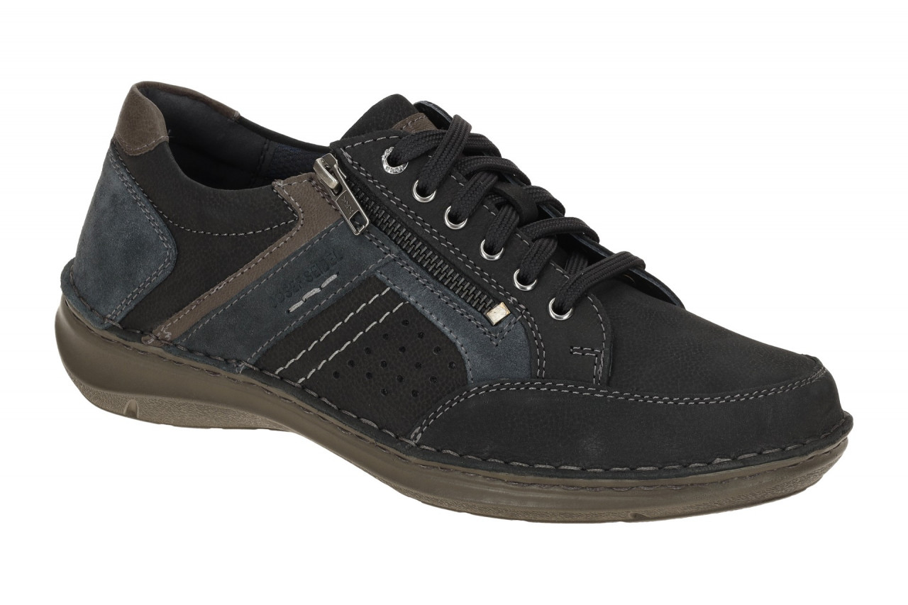 Josef Seibel 44987 TE071 506 Herren Schn?r Halbschuhe dunkelblau kombi bequem...