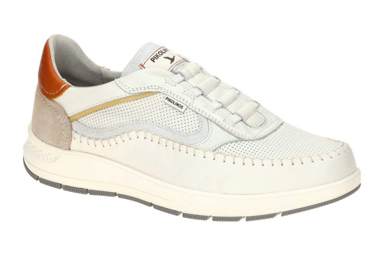 Pikolinos M7W-6423C1 offwhite Salamanca Herren Slipper wei? bequem Gummi Sohle