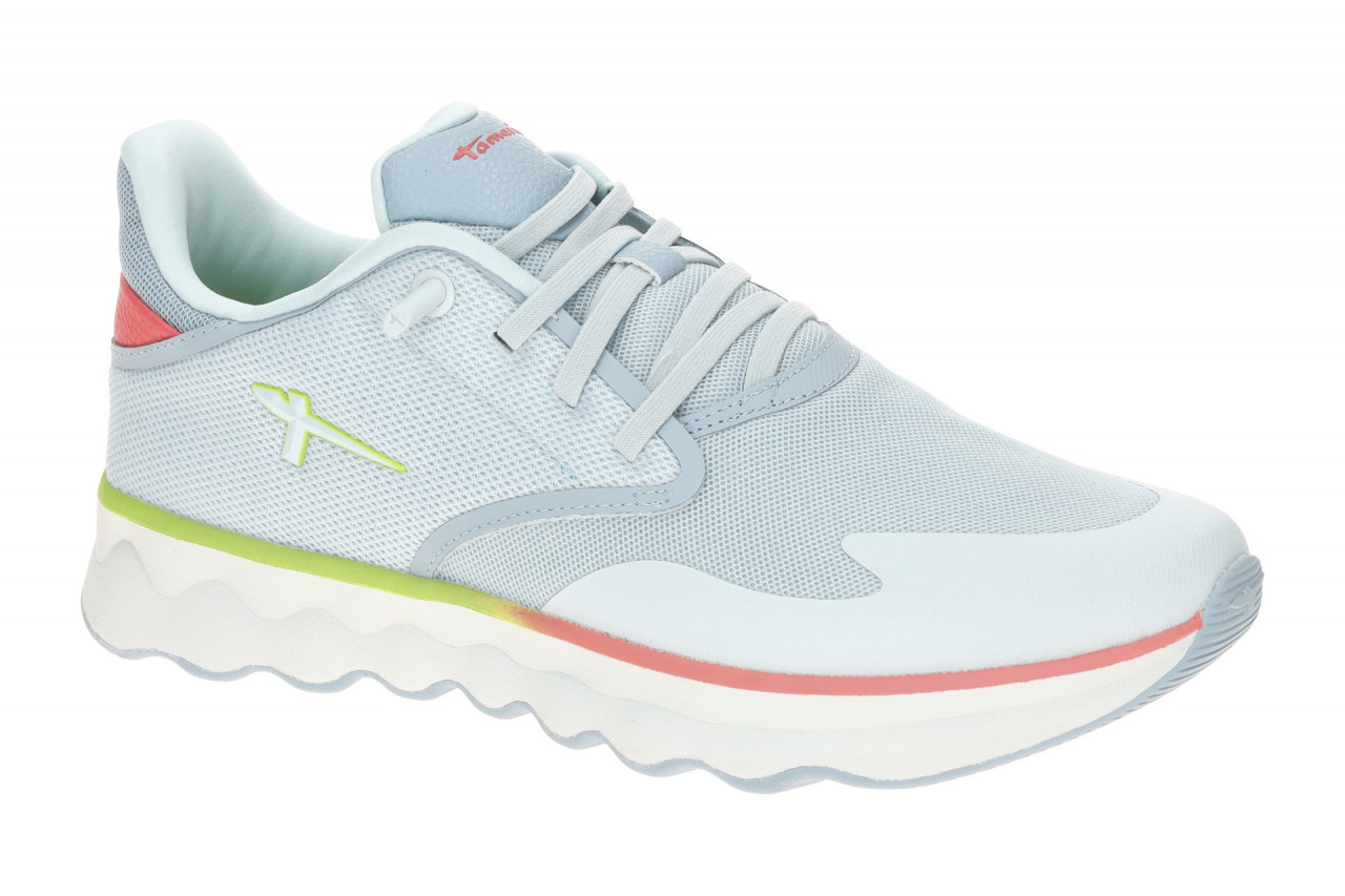 Tamaris 1-23700-44 895 Damen Halbschuhe Sneaker light blue comb mit Ortholite...