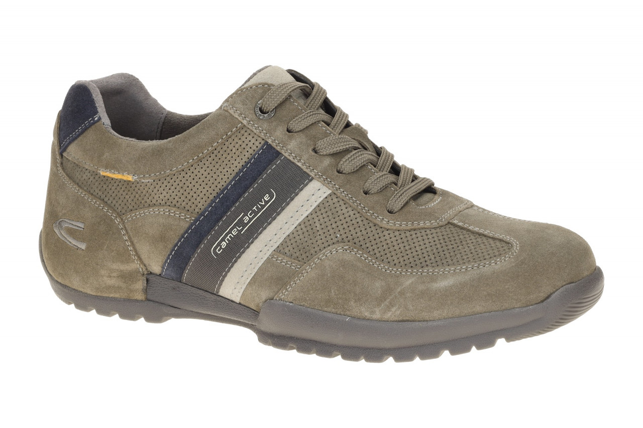 camel active Herrenschuhe DRIVER 54DVA06-206202 grau/multi Velour mit Textilf...