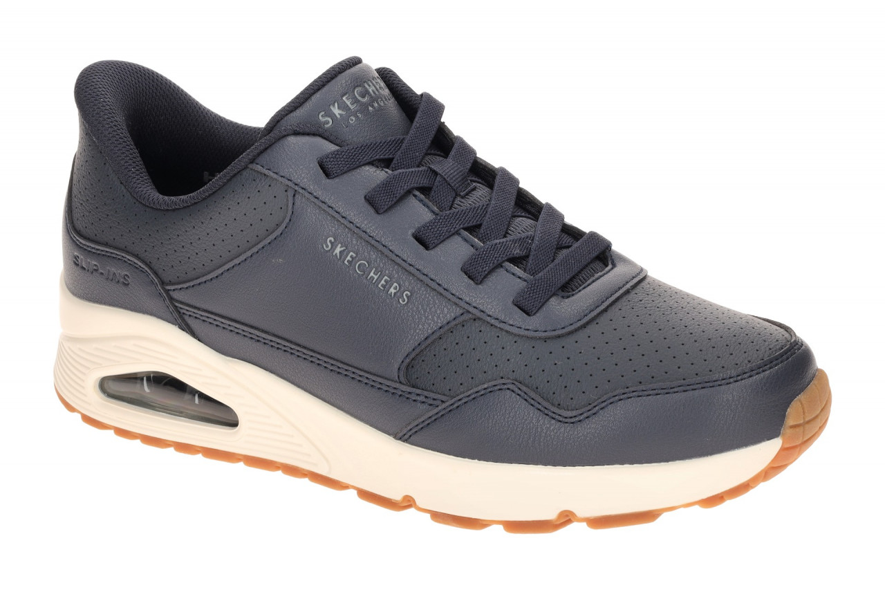 Skechers 183023 NVY Herren Sneakers Navy mit Air Cooled Memory Foam