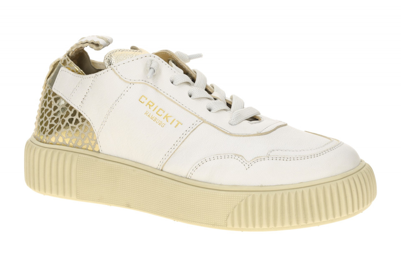 CRICKIT Maura019 69851 Oakli Damenschuhe - Sneaker wei?/platin Ultra leicht