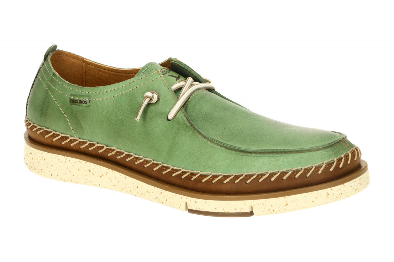 Pikolinos M6L-4274C1 Herren Slipper SAN JUAN mint green bequeme Halbschuhe