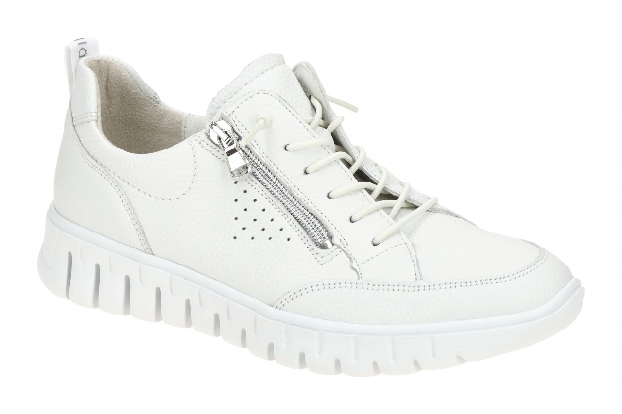 Waldl?ufer 916003 H-BIRDY Damen Halbschuhe Wei?, bequem mit rutschfester Sohle