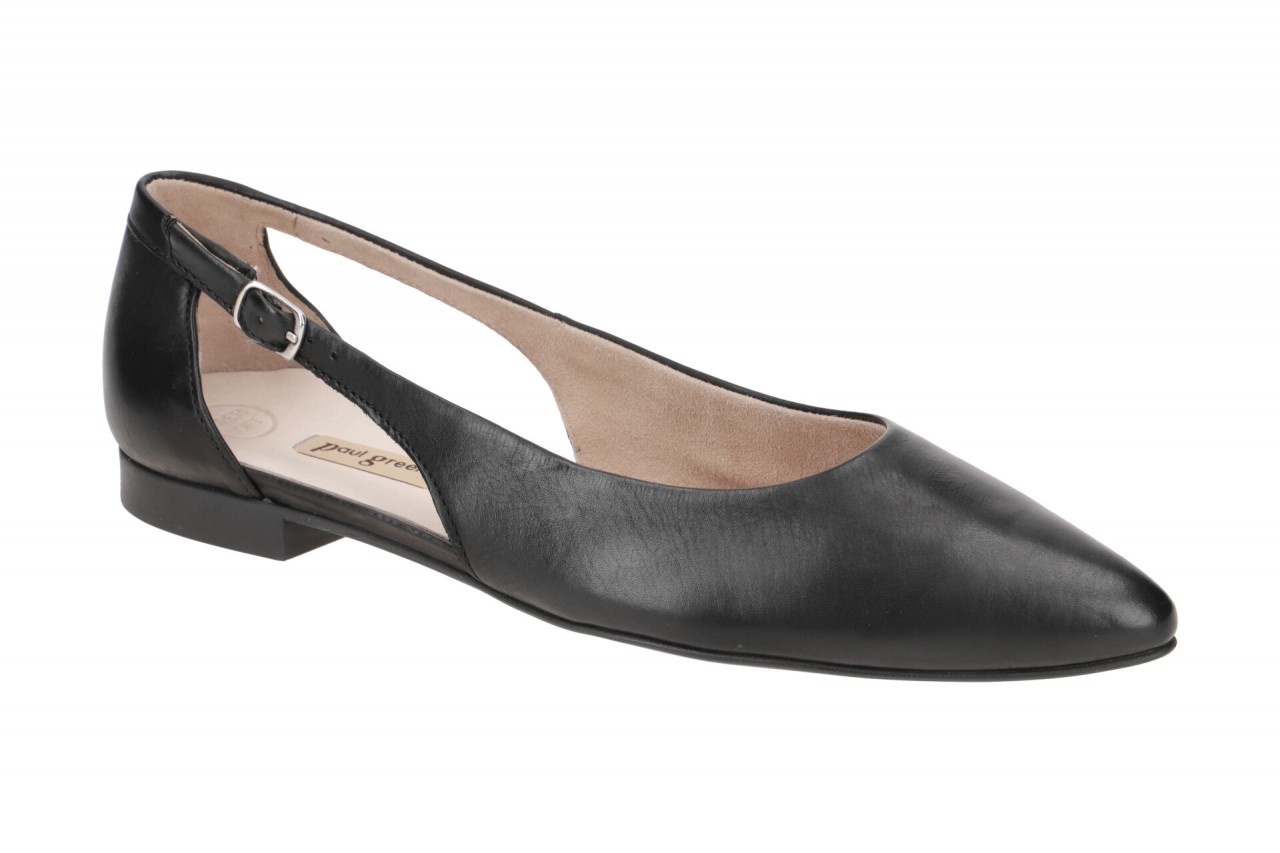 Paul Green 2992-030 schwarz - Ballerina - Halbschuhe - Slipper f?r Damen