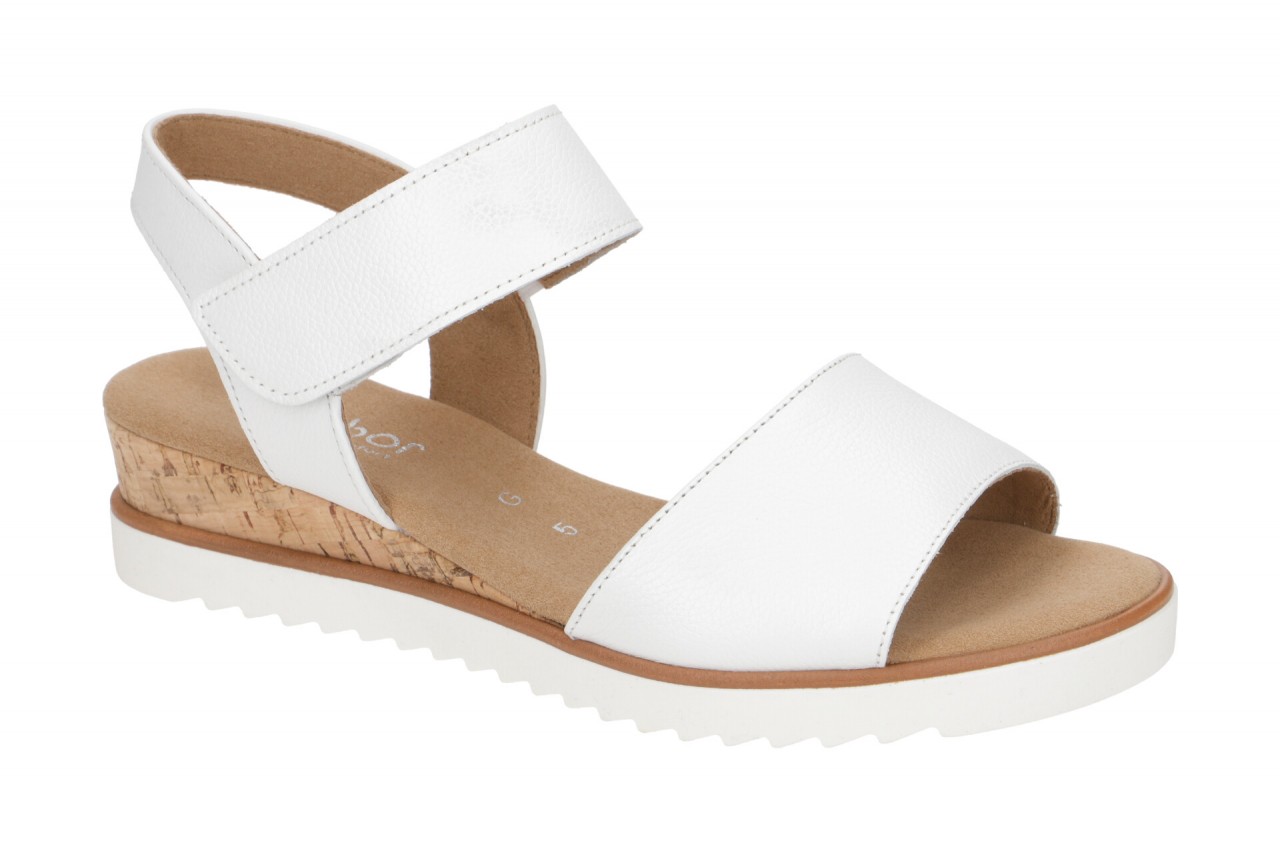 Gabor GENUA 62.750.50 wei? - Riemchen Sandale f?r Damen
