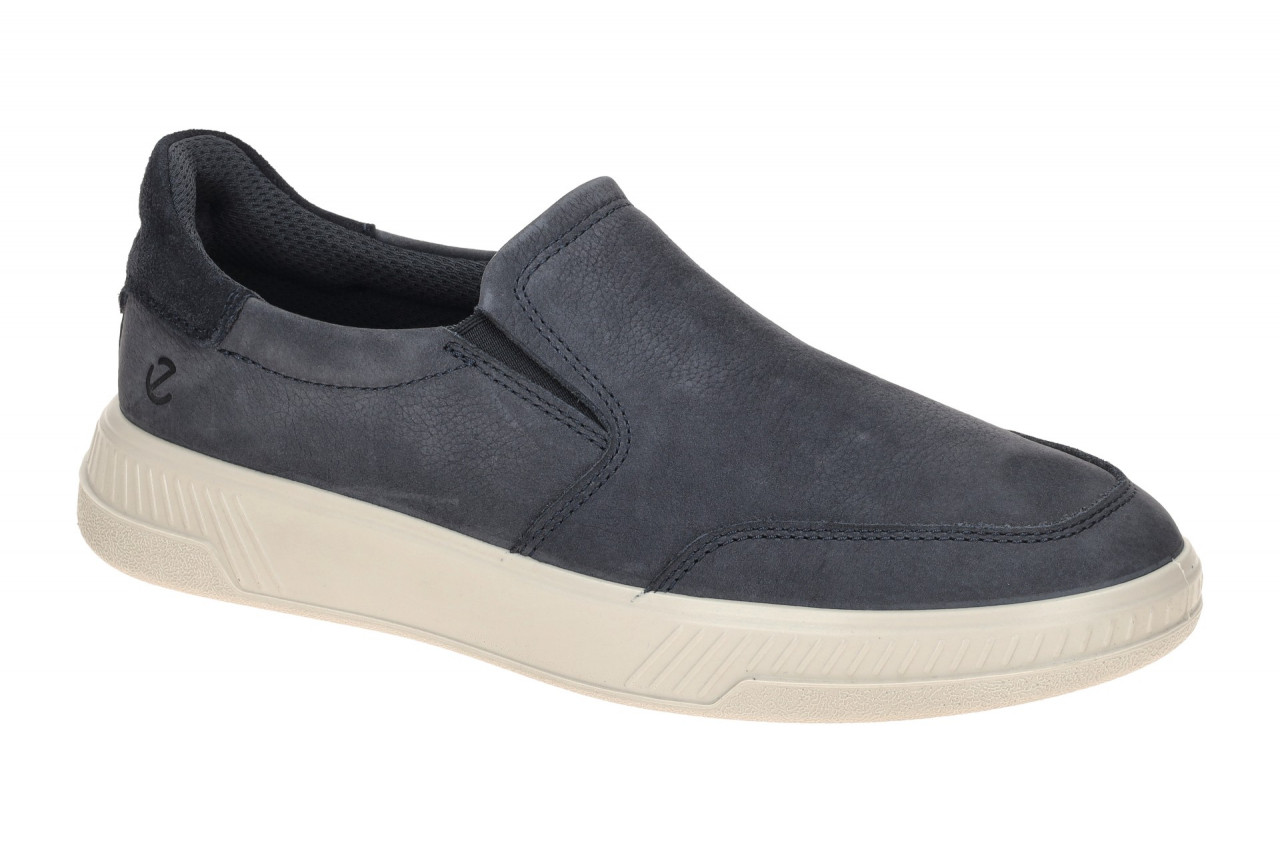 Ecco 55161450595 MOVE - MEN SLIP-ON Herrenschuhe blau marine Nubuck flexibel