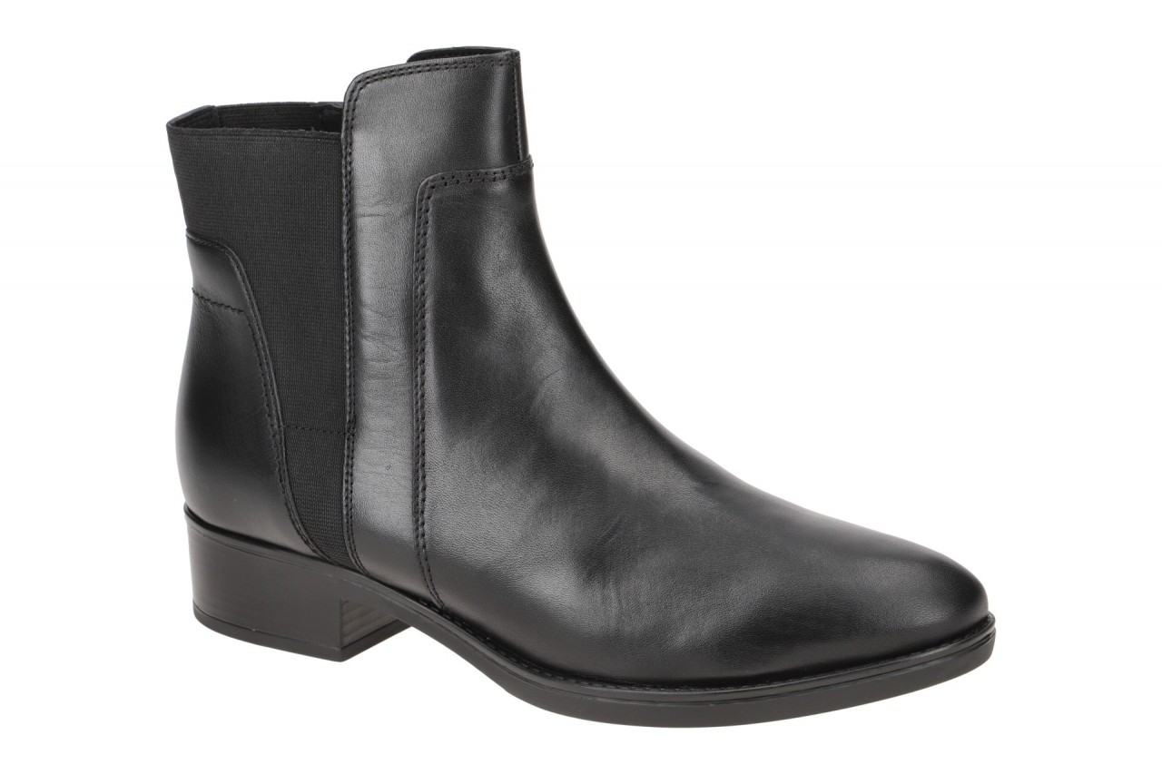 Geox Damen Stiefeletten D84G1F FELICITY in Schwarz - Chelsea Stil - wasserdic...