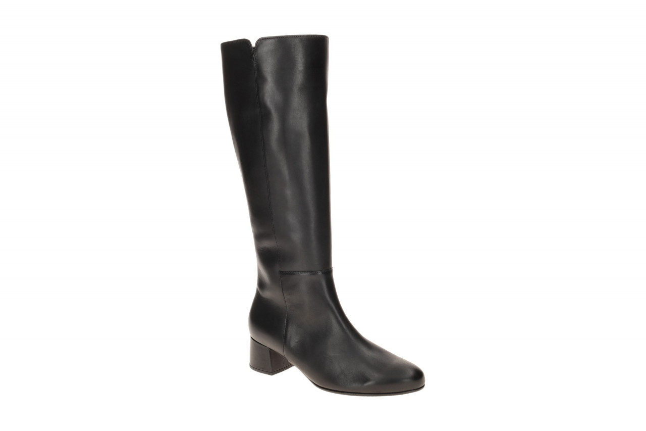 Gabor 75.689.27 schwarz - elegante Stiefel f?r Damen