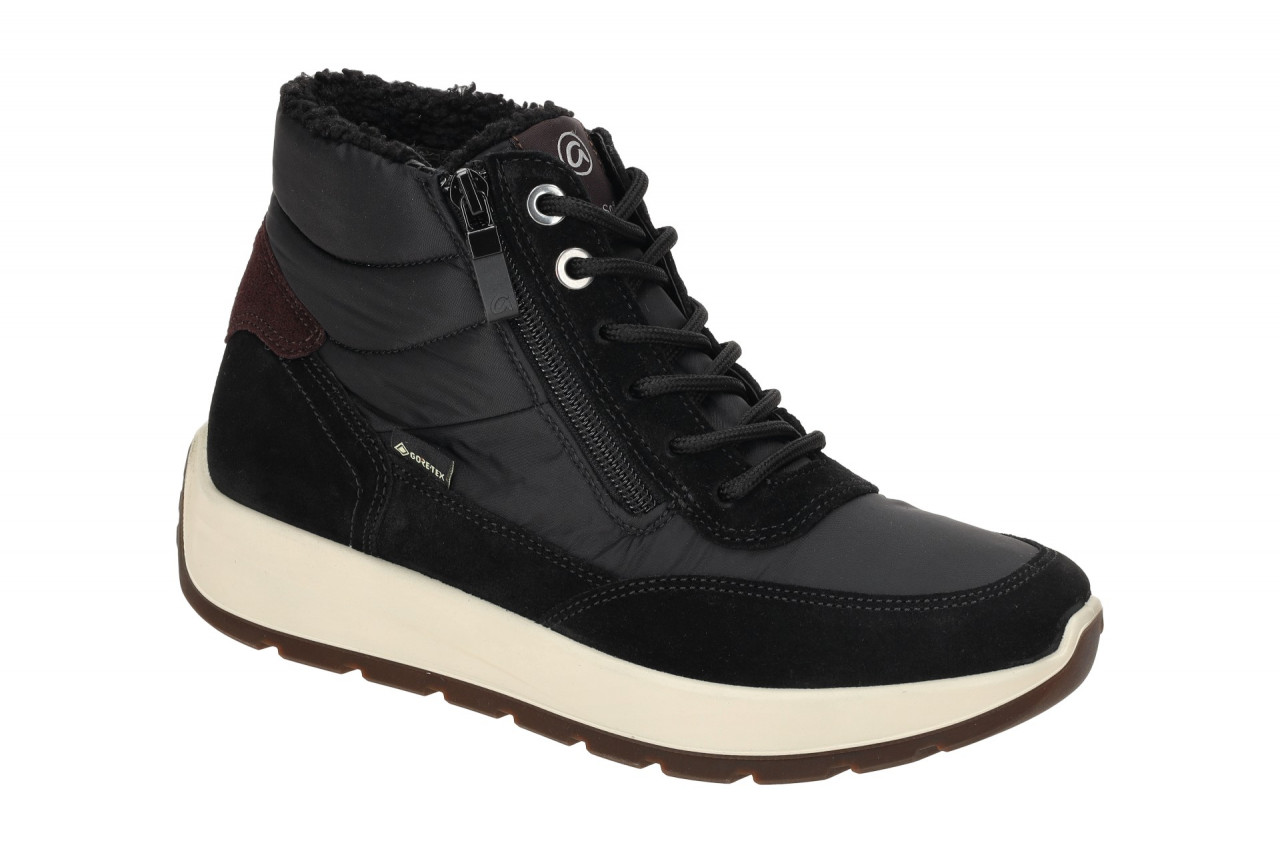 ara 12-25106 01 NEW YORK-GTX Damen Winterstiefeletten schwarz/amarone HY-Snow...
