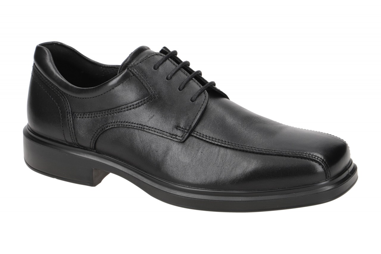 Ecco 50017401001 Helsinki 2 Herrenschuhe Schwarz Echtleder Flexibel Sohle