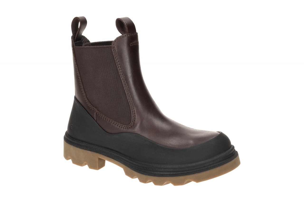 Ecco 21479355275 Damen Chelsea Stiefeletten in Braun - black/cocoa, Nubuklede...
