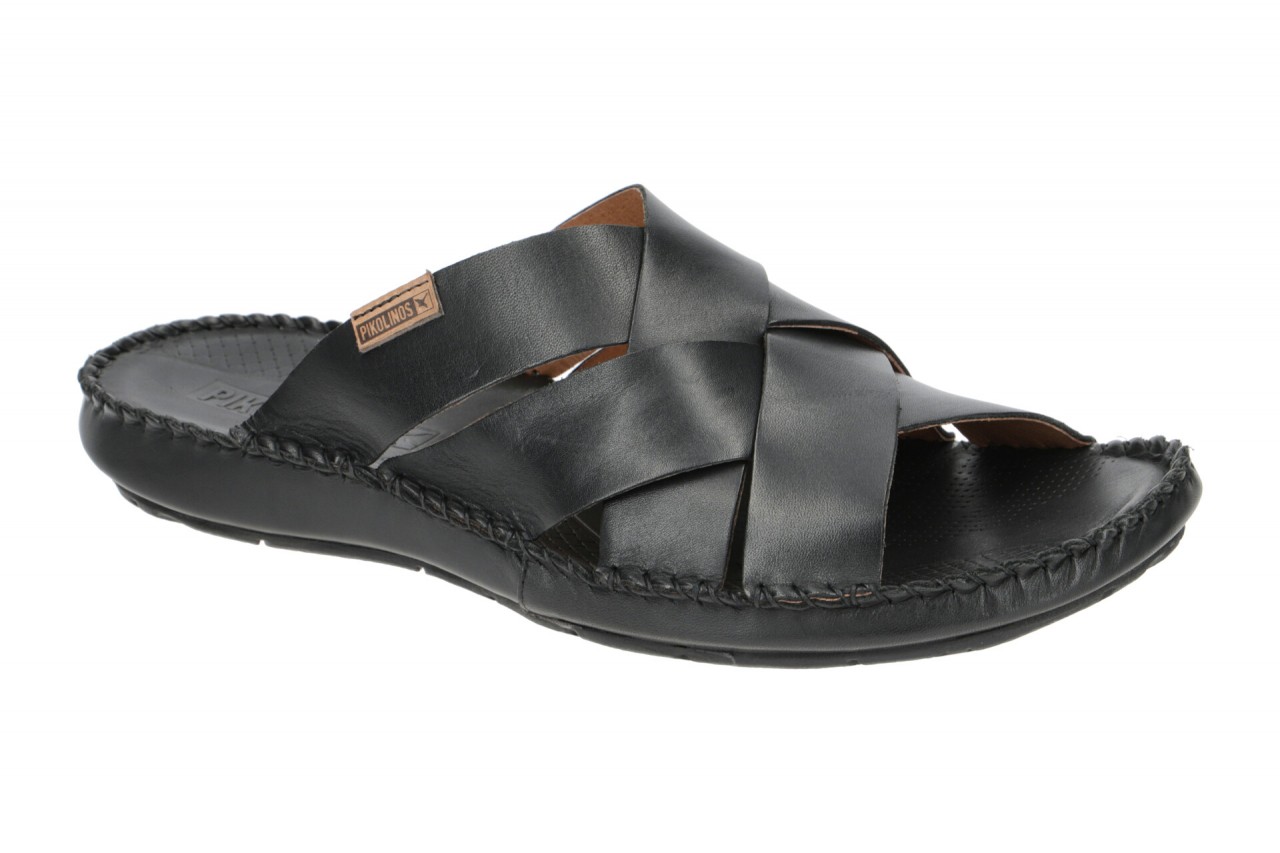 Pikolinos TARIFA 06J-0015 black schwarz - bequeme Pantoletten f?r Herren