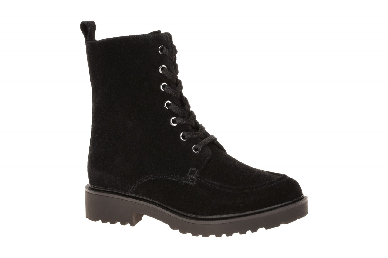 CAPRICE 25314 Damen Stiefeletten Schwarz - bequeme Mokassin Boots mit Warmfutter