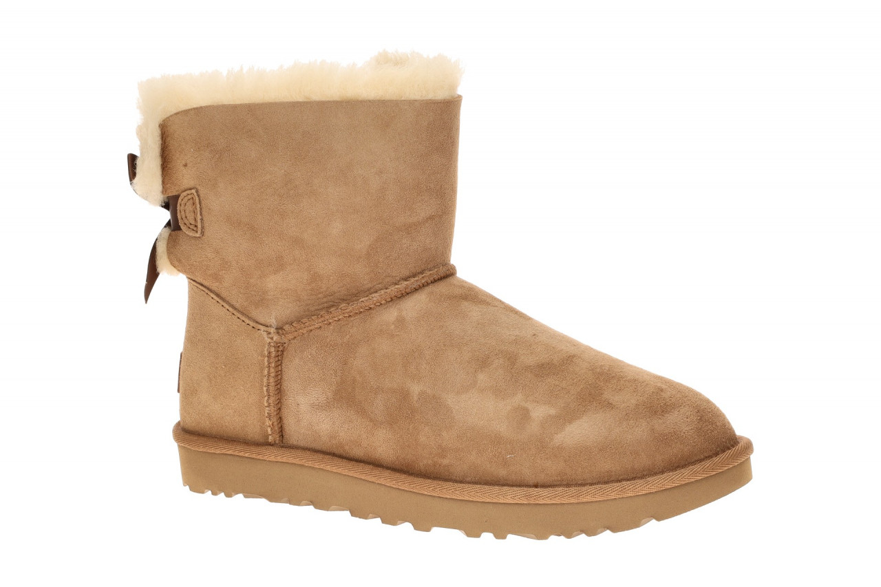 UGG 1016501 CHE Mini Bailey Bow II Damen Winterstiefel Braun Fell Boots