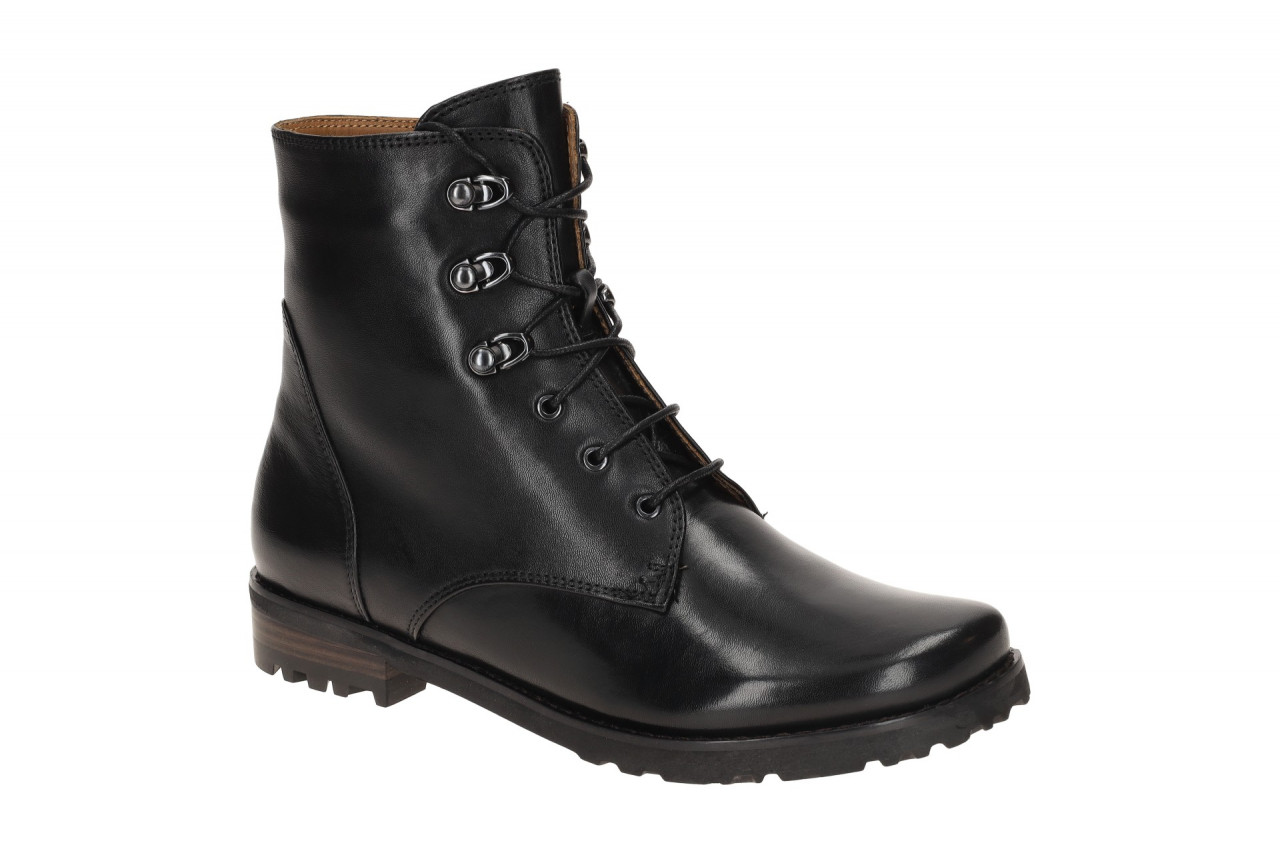 Everybody 34835D2360 GL001 Damen Stiefeletten Schwarz Blockabsatz 1,5cm
