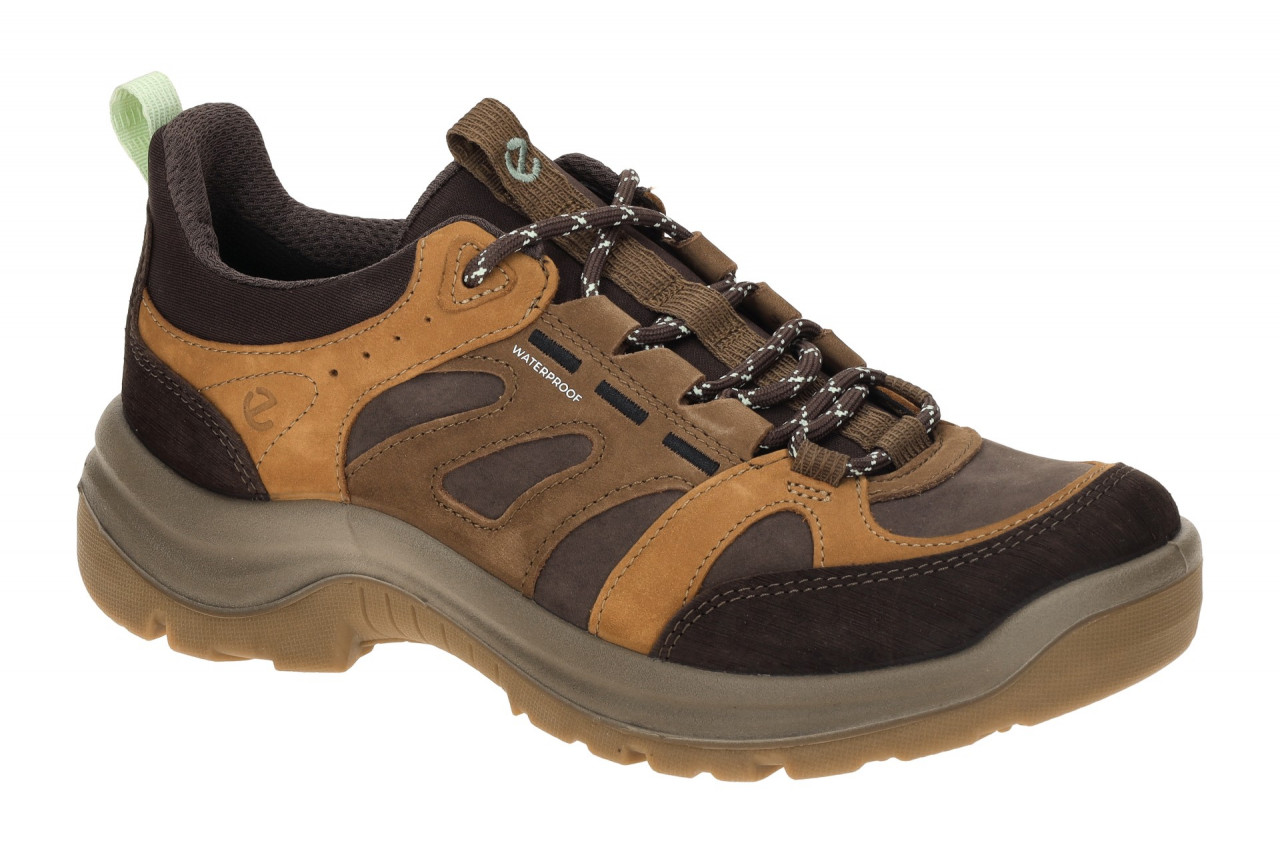 Ecco 822383 OFFROAD WP Damenschuhe Braun Nubuck Waterproof Receptor Gummisohle