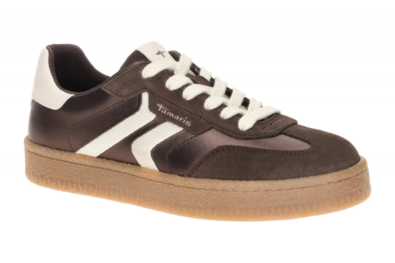 Tamaris 1-23723-44 323 Braun Sportliche Schn?r-Halbschuhe Plateau Sneakers