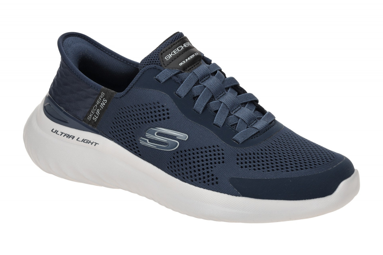 Skechers BOUNDER 2.0 232459 NVY blau - sportliche Slipper f?r Herren