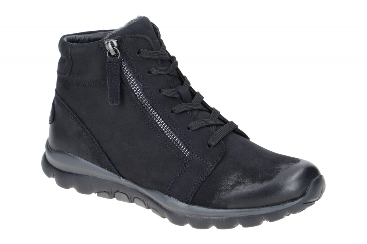 Gabor ROLLINGSOFT 76.868.46 dunkel-blau - bequeme Stiefelette f?r Damen