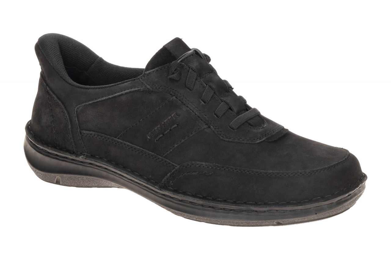 Josef Seibel Herrenschuhe 44921 TE518 100 Schwarz Echtleder Slipper ExtraWeit