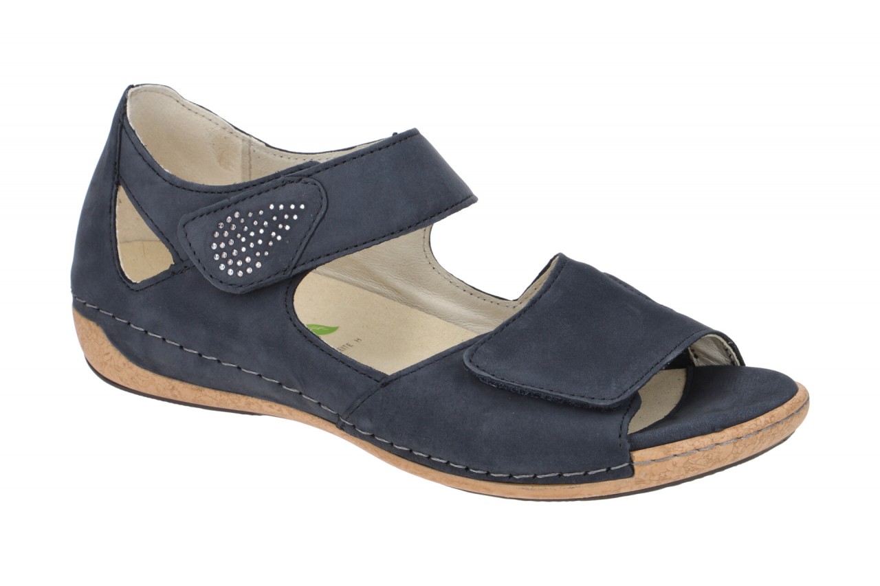 Waldl?ufer HELIETT 342H80 201 217 dunkel-blau - Sandalette f?r Damen