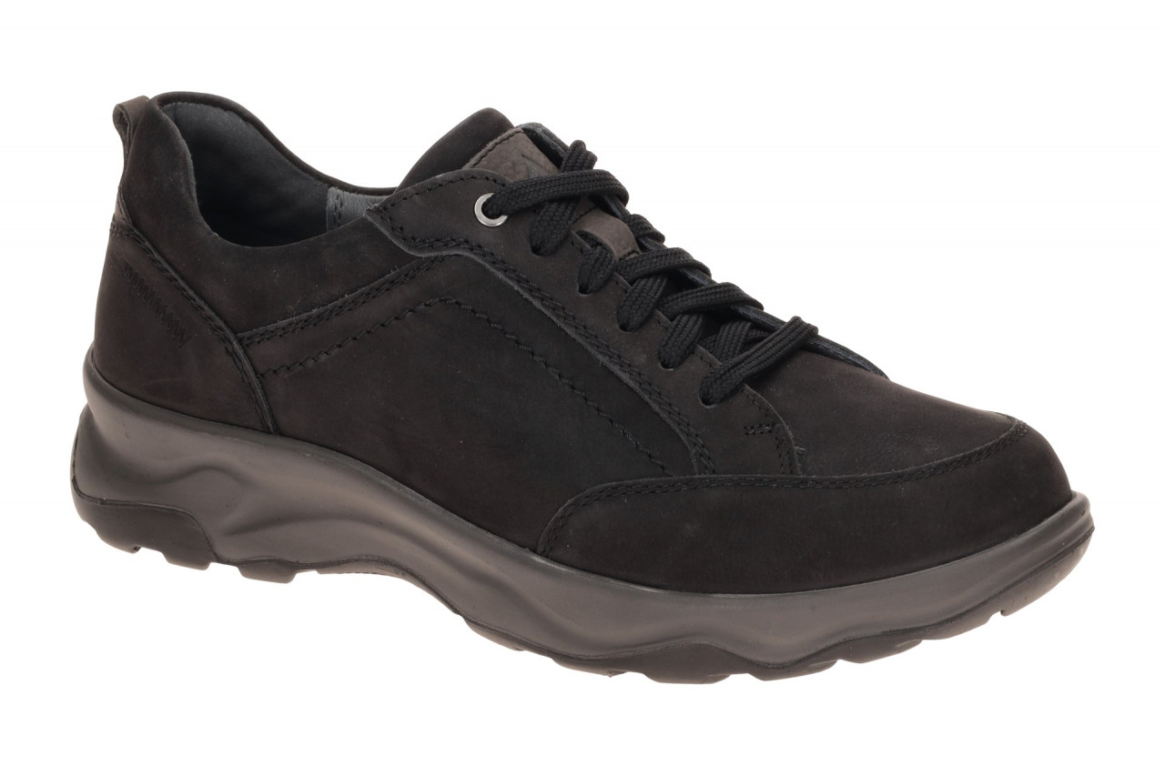 Waldl?ufer 718013 H-MAX Herrenschuhe Schwarz/Carbon Luftpolstersohle